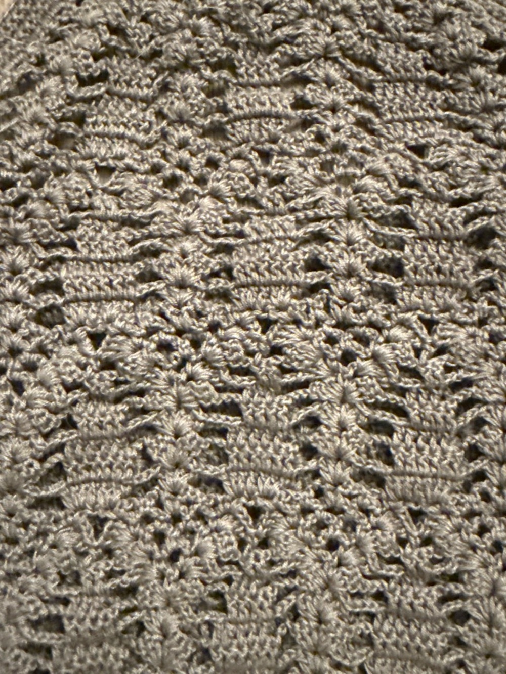 Chan luu small Crochet Halter Crop Top in Taupe - Picture 2 of 5